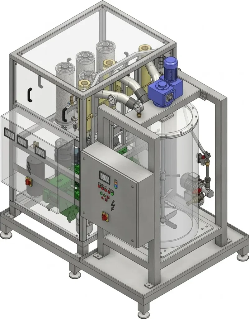 Sistema de producción y depósito de hielo líquido StreamIce